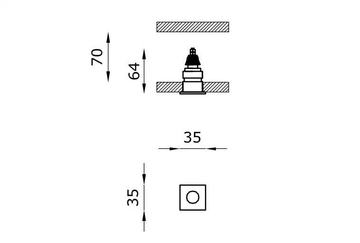 F40 - LED recessed aluminium Outdoor spotlight by Buzzi & Buzzi - view 3